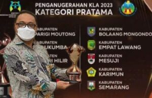 Pemerintahan Limi Mokodompit Membawa Pemkab Bolmong Raih Penghargaan KLA Pratama 2023