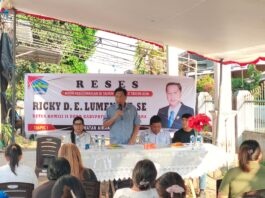 Reses Ricky Lumentut di Desa Kawangkoan: Infrastruktur Jalan dan Penerangan Serta Drainase Jadi Aspirasi Warga