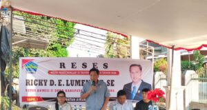 Reses Ricky Lumentut di Desa Kawangkoan: Infrastruktur Jalan dan Penerangan Serta Drainase Jadi Aspirasi Warga