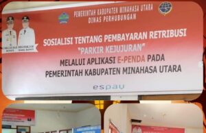 Pemkab Minut Akan Terapkan Pembayaran Parkir Elektronik. Wurarah: Aplikasi E-Penda “Parkir Kejujuran”