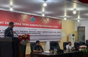 Dihadiri Bupati Joune Ganda, Pemkab dan DPRD Sepakati APBD Minut Tahun 2024 Sebesar Rp 1 Triliun 56 Miliar