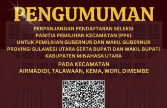 Rekrutmen PPK Diperpanjang, KPU Minahasa Utara Jaring Kandidat Berintegritas.