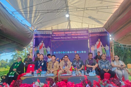 Buka Perkemahan Remaja SAG Sulutteng dan Wilayah Winawerot, Joune Ganda Ajak Generasi Muda Hidupkan Semangat Oikoumene