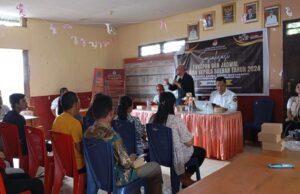 Sosialisasi di Desa Kulu, Ketua KPU Minut Ajak Masyarakat Bersama Sukseskan Pilkada 2024