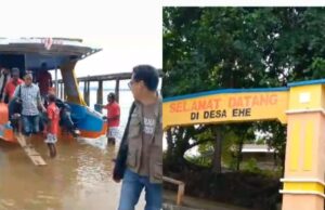 Sosialisasi Tanpa Batas, KPU Minut Sebrangi Lautan Bertemu Warga Pulau Bangka