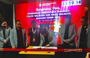 Tepat Pukul 23.59 Wita, KPU Manado Resmi Menutup Pendaftaran Calon Wali Kota dan Wakil Wali Kota Pilkada 2024
