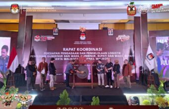 KPU Minut Ikuti Rakor Pengadaan dan Pengelolaan Logistik Pilkada 2024