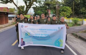 Peringati HKN ke- 60, Pjs Bupati Minut dan Jajaran RSUD Walanda Maramis Gelar Olahraga Bersama