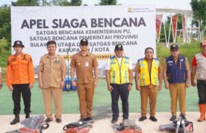 Pjs Bupati Minut, Reza Dotulung Ikuti Apel Siaga Bencana hidrometeorologi Bersama Kementerian PUPR