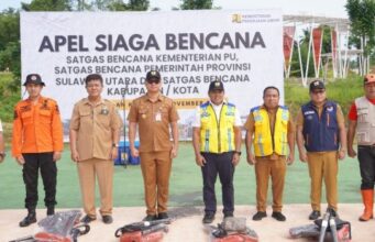Pjs Bupati Minut, Reza Dotulung Ikuti Apel Siaga Bencana hidrometeorologi Bersama Kementerian PUPR