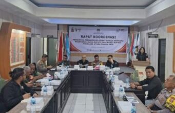 KPU Gelar Rakor Pengamanan Jelang Debat Publik Pertama