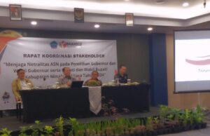 Rakor Bersama Stackholder, Bawaslu Minut Ingatkan ASN Jaga Netralitas