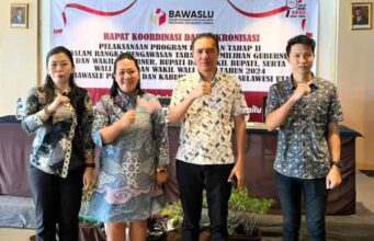 Koordinator Sekretariat Bawaslu Minut Rakornis Program Tahapan II Bersama Bawaslu Sulut