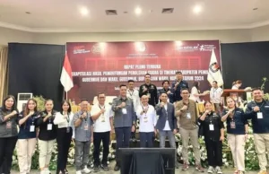 Bersama Bawaslu Sulut, Ambar Cs Kawal Rekapitulasi Perhitungan Suara Tingkat Provinsi.