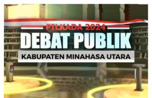 KPU Minut Sukses Gelar Debat Publik Ketiga Pilkada 2024