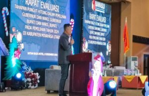 Bawaslu Minut Gelar Rapat Evaluasi Tahapan Pungut Hitung Pilkada Serentak 2024