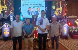 Ibadah Pra Natal Bawaslu Minut Berlangsung Hikmad