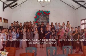 Sambangi Kecamatan Liktim, Ketua KPU Minut Beri Penguatan Kelembagaan Kepada Banda AdHoc