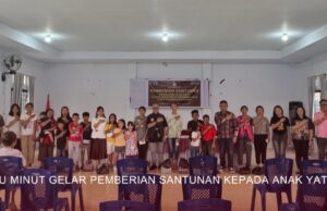 Tingkatkan Solidaritas Antar Sesama, Jajaran KPU Minut Santuni Anak Yatim