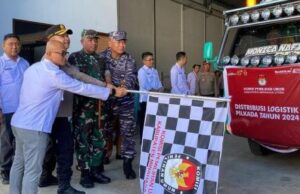 Dikawal Ketat TNI dan Polri, KPU Minut Distribusikan Logistik Serentak Pilkada 2024