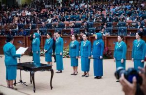 Joune Ganda Pemenang Pilkada 2024, Rizya Ganda Davega Kembali Dilantik Sebagai Ketua TP-PKK Minut