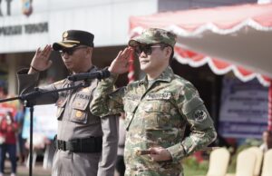 Bupati Joune Ganda Pimpin Apel Ketupat Samrat 2025 Yang Digelar Polres Minut