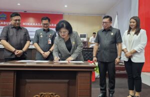 Vonny Rumimpunu Pimpin Rapat Paripurna Rekomendasi DPRD Minut Atas LKPJ Beserta Dua Agenda Penting
