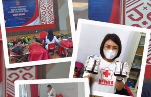 Setetes Darah Warnai Hari Pengayoman ke-80, PMI Minut Bersama Kemenkum Sulut Gelar Aksi Donor Darah