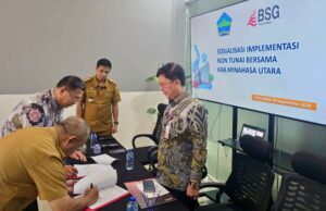 Pilot Projek Bank SulutGo, Pemkab Minut Jadi Percontohan Transaksi Non Tunai Pengelolaan Keuangan Desa di Sulut