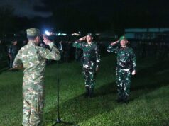 Lapangan Zipur Jadi Saksi, Joune Ganda Pimpin Upacara Pelepasan Peleton Beranting YWP TNI