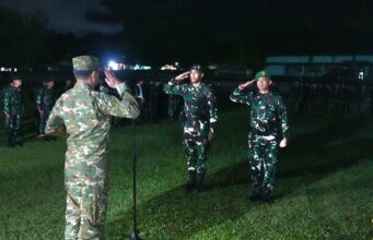 Lapangan Zipur Jadi Saksi, Joune Ganda Pimpin Upacara Pelepasan Peleton Beranting YWP TNI