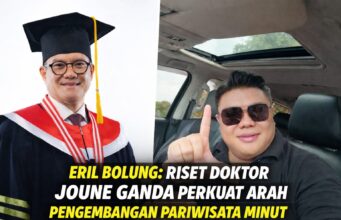 Eril Bolung: Riset Doktor Joune Ganda Perkuat Arah Pengembangan Pariwisata Minut