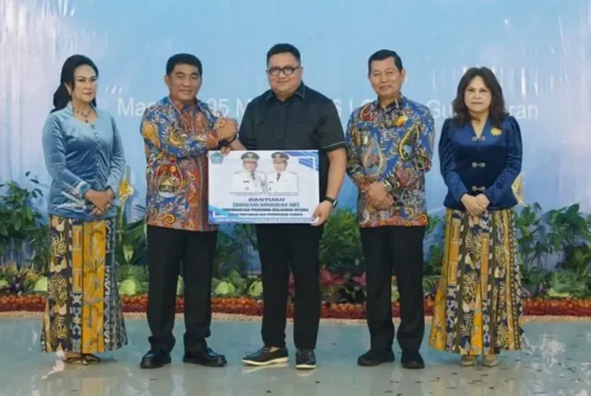 KWL Hadiri Syukuran Setahun Kepemimpinan YSK–Victory, Minut Terima Bantuan Infrastruktur