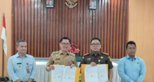 Teken SKK, Pemkab Minut Bersama Kejari Bersinergi Kawal Program dan Aset Daerah