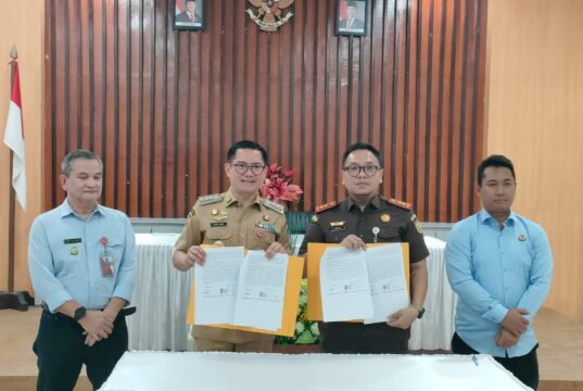 Teken SKK, Pemkab Minut Bersama Kejari Bersinergi Kawal Program dan Aset Daerah