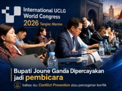 Bupati Joune Ganda Jadi Pembicara di Forum UCLG 2026 Maroko Angkat Isu Pencegahan Konflik