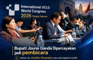 Bupati Joune Ganda Jadi Pembicara di Forum UCLG 2026 Maroko Angkat Isu Pencegahan Konflik