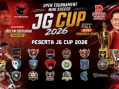 Semarak Bulan Bung Karno, Turnamen Mini Soccer JG Cup Jadi Ajang Pembinaan Generasi Muda