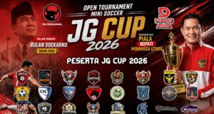 Semarak Bulan Bung Karno, Turnamen Mini Soccer JG Cup Jadi Ajang Pembinaan Generasi Muda