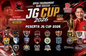 Semarak Bulan Bung Karno, Turnamen Mini Soccer JG Cup Jadi Ajang Pembinaan Generasi Muda