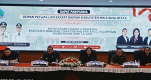 Paripurna DPRD Minut Sepakati Ranperda Pertanggungjawaban APBD 2025