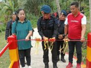 Brimob Polda Sulut Pangkas Jarak Tempuh Warga, Jembatan Bhayangkara Merah Putih Resmi Difungsikan di Airmadidi Bawah