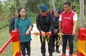Brimob Polda Sulut Pangkas Jarak Tempuh Warga, Jembatan Bhayangkara Merah Putih Resmi Difungsikan di Airmadidi Bawah