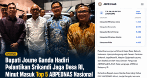 Diundang Khusus ke Jakarta, Joune Ganda Antar Minut Masuk Top 5 ABPEDNAS Nasional