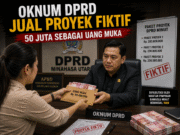 Oknum Anggota DPRD Minut Inisial Riki Dilaporkan di APH Jual Proyek Fiktif, Minta Uang Muka 50 Rupiah