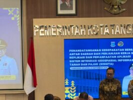 Perkuat Sistem Pengelolaan Peta Pajak dan Pertanahan, Pemkab Minut Bersama Pemkot Tangsel Teken MoU SISGITA
