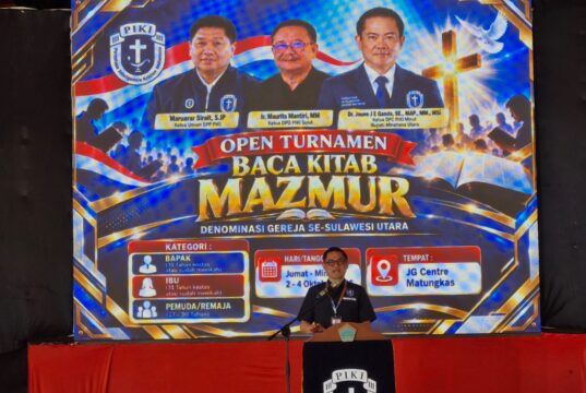 Open Turnamen Baca Kitab Mazmur PIKI Minut Resmi Dibuka Joune Ganda